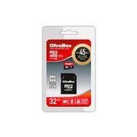 Карта памяти MicroSD 32GB OltraMax,Elite (SD-adapter) Class10 UHS-I 45Mb/s