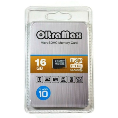 Карта памяти MicroSD 16GB OltraMax (no-adapter) фото