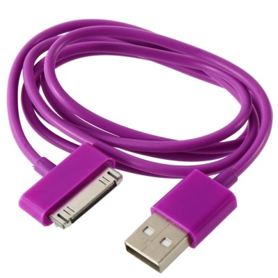Кабель USB BS-4250 цветной (30-pin) 1м фото