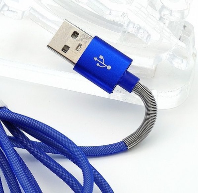 Кабель USB 2А OT-SMM17 (microUSB) 1м фото