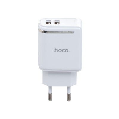 Зарядное устройство с USB HOCO C39A, 2 гнезда (2400mA, 5В) фото
